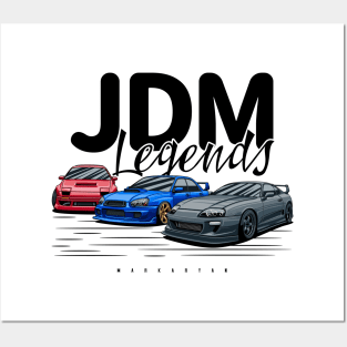 JDM icons Posters and Art